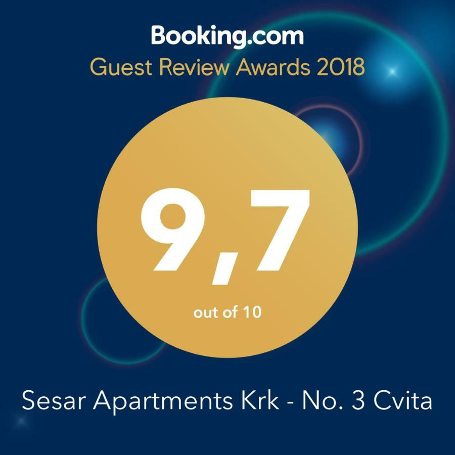 Sesar Apartments Krk - No. 3 Cvita Krk Town Exteriör bild